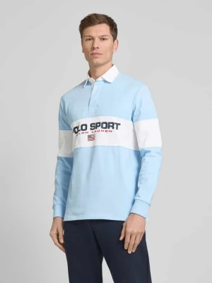 Bluzka z długim rękawem z kołnierzykiem polo Polo Sport