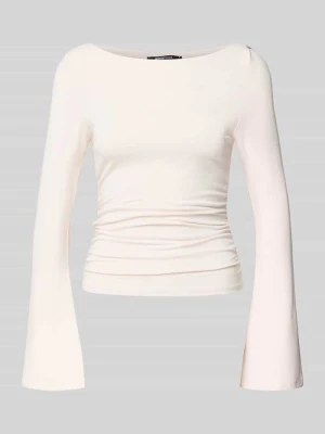 Bluzka z długim rękawem z marszczeniami Gina Tricot