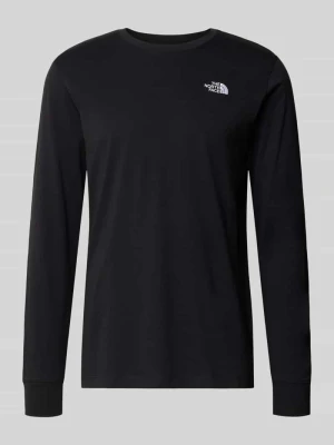Bluzka z długim rękawem z mieszanka bawełny model 'EVOLUTION' The North Face Czarny