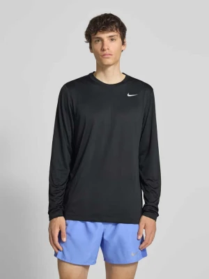 Bluzka z długim rękawem z nadrukiem z logo i okrągłym dekoltem Nike Training
