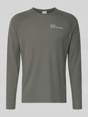Bluzka z długim rękawem z nadrukiem z logo model 'SORONA' Halo