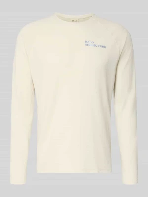 Bluzka z długim rękawem z nadrukiem z logo model 'SORONA' Halo