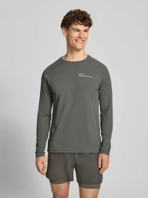 Bluzka z długim rękawem z nadrukiem z logo model 'SORONA' Halo