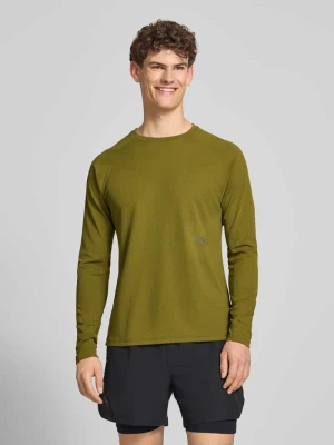 Bluzka z długim rękawem z nadrukiem z logo model 'SORONA' Halo