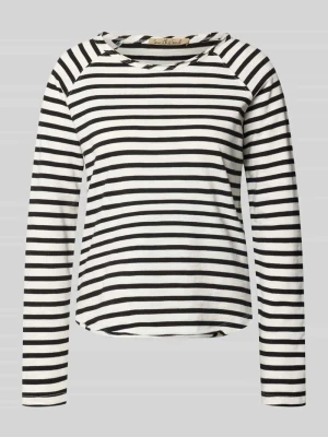 Bluzka z długim rękawem z okrągłym dekoltem i zrolowanym brzegiem Smith and Soul