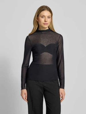 Bluzka z długim rękawem z przejrzystego materiału Marc Cain