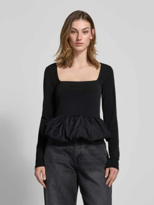 Bluzka z długim rękawem z rozkloszowaną spódnicą Gina Tricot