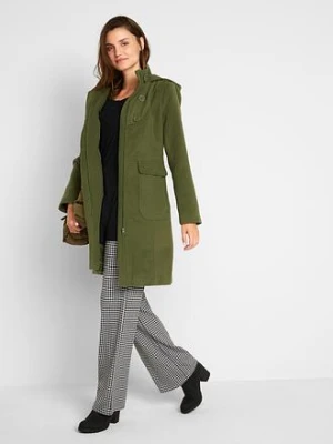 Bluzka z długim rękawem, z wiskozy z bawełną bonprix