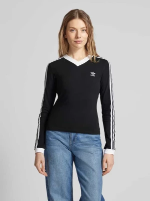 Bluzka z długim rękawem z wyhaftowanym logo adidas Originals