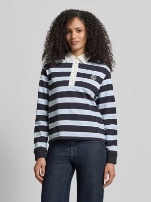 Bluzka z długim rękawem z wyhaftowanym logo Jake*s Casual