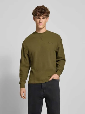 Bluzka z długim rękawem z wyhaftowanym logo Karl Kani