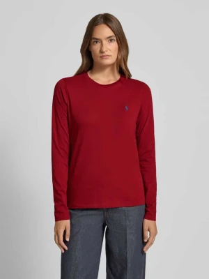 Bluzka z długim rękawem z wyhaftowanym logo Polo Ralph Lauren