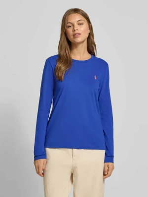 Bluzka z długim rękawem z wyhaftowanym logo Polo Ralph Lauren