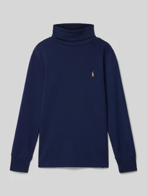 Bluzka z długim rękawem z wyhaftowanym logo Polo Ralph Lauren Teens