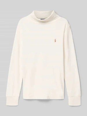 Bluzka z długim rękawem z wyhaftowanym logo Polo Ralph Lauren Teens