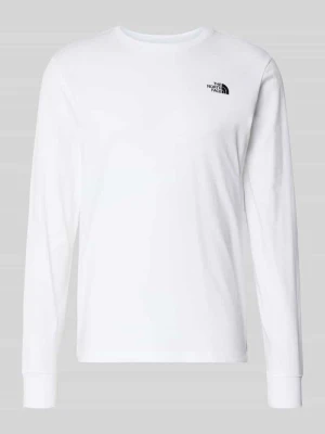 Bluzka z długim rękawem z wyhaftowanym logo The North Face