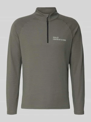 Bluzka z długim rękawem ze stójką i zamkiem błyskawicznym model 'SORONA' Halo