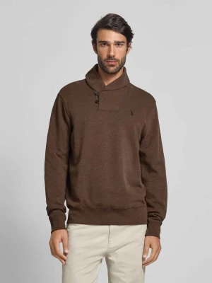 Bluzka z długim rękawem ze stójką Polo Ralph Lauren