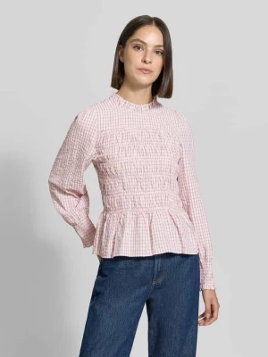 Bluzka z domieszka bawełny model 'Possa' NEO NOIR Różowy
