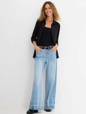 Bluzka z dżerseju, długa bonprix