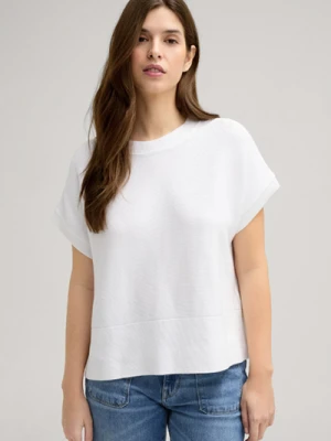 Bluzka z dzianiny Kadira w kolorze białym Joop