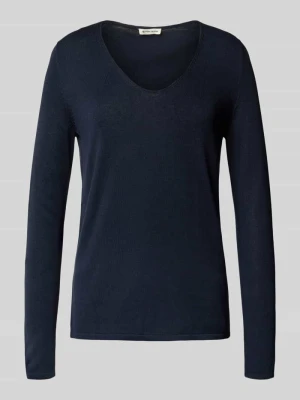 Bluzka z dzianiny o kroju regular fit z mieszanki bawełny i wiskozy Tom Tailor