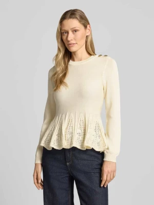 Bluzka z dzianiny z baskinką model 'UTAMA' Bash