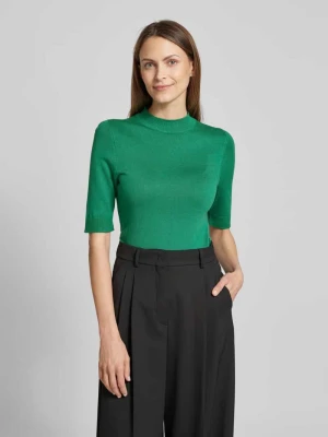 Bluzka z dzianiny z golfem comma