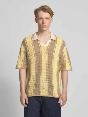 Bluzka z dzianiny z kołnierzykiem polo model ‘ACAPULCO’ jack & jones
