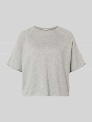 Bluzka z dzianiny z mieszanki bawełny i kaszmiru model ‘MOENY’ drykorn