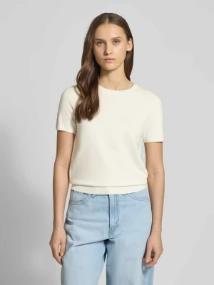 Bluzka z dzianiny z mieszanki wiskozy z okrągłym dekoltem Review