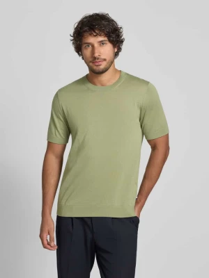 Bluzka z dzianiny z okrągłym dekoltem i rękaw o dł. 1/2 OLYMP Level Five