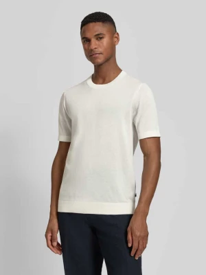 Bluzka z dzianiny z okrągłym dekoltem i rękaw o dł. 1/2 OLYMP Level Five