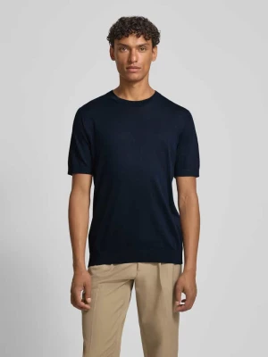 Bluzka z dzianiny z okrągłym dekoltem i rękaw o dł. 1/2 OLYMP Level Five