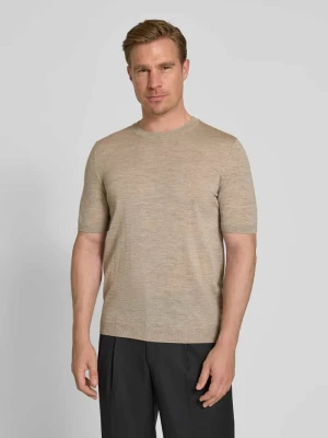 Bluzka z dzianiny z okrągłym dekoltem maerz muenchen