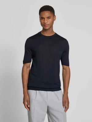 Bluzka z dzianiny z okrągłym dekoltem maerz muenchen