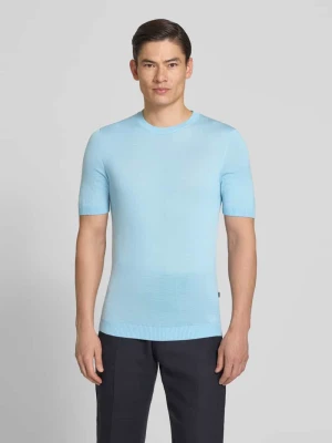 Bluzka z dzianiny z okrągłym dekoltem maerz muenchen