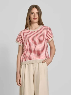 Bluzka z dzianiny z okrągłym dekoltem model ‘DODO’ FREE/QUENT