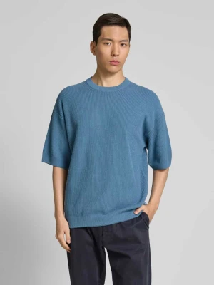 Bluzka z dzianiny z okrągłym dekoltem model ‘KALEB’ Jack & Jones Premium