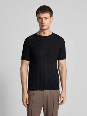 Bluzka z dzianiny z okrągłym dekoltem model ‘Mailon’ JOOP! Collection