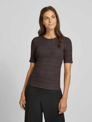 Bluzka z dzianiny z okrągłym dekoltem model ‘Sulchen’ Opus