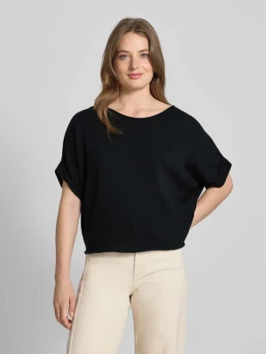 Bluzka z dzianiny z okrągłym dekoltem Oui