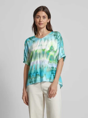 Bluzka z efektem batiku model ‘Green Batik’ Emily Van den Bergh