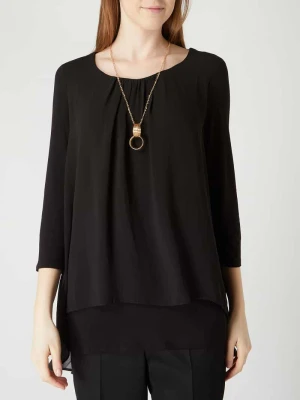 Bluzka z efektem dwóch warstw Apricot