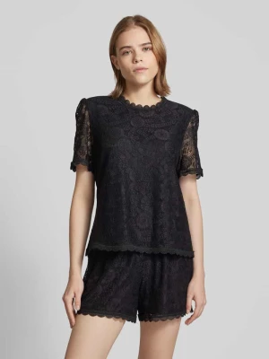 Bluzka z efektem podpalania model ‘OLLINE’ Pieces