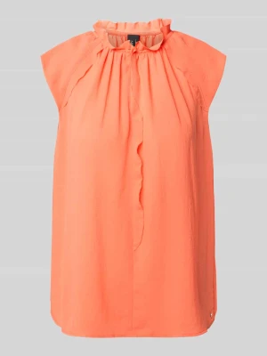 Bluzka z falbanami i krótkimi rękawami Marc Cain