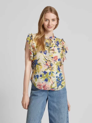 Bluzka z falbanami model ‘FAYGREIL’ Lauren Ralph Lauren
