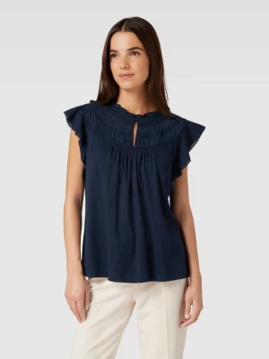 Bluzka z falbanami model ‘ISALOAH’ Lauren Ralph Lauren