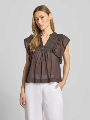 Bluzka z falbanami model 'Jayla' NEO NOIR
