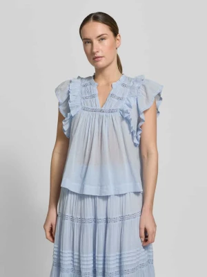 Bluzka z falbanami model 'Jayla' NEO NOIR